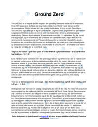 Ground Zero | Analyse