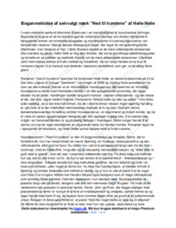 Ned til Hundene | Boganmeldelse