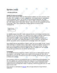 Sphäre af Carsten Höller Skulpturanalyse