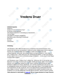 Vredens Druer af John Steinbeck | Analyse