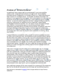 Analyse af Ærtekontrolløren (Kortfilm)