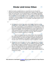 Kinder sind immer Erben