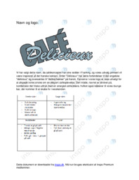 Etablering af virksomhed Cafe