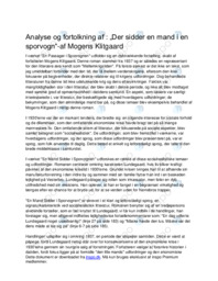 Der sidder en mand i en sporvogn