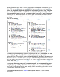 Case om Royal Copenhagen