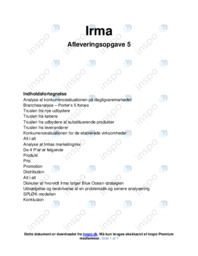 Irma på det azurblå hav