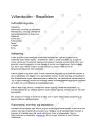 Velfærd under besættelsen