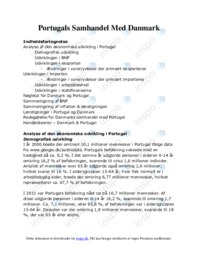 Portugals Samhandel Med Danmark