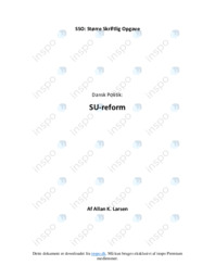 SU-reformen | Samfundsfag | SSO