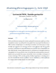 Gartneriet PKM & Danske Gartnerier