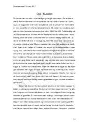 Gys i kunsten | Essay | Geert Hallbäck