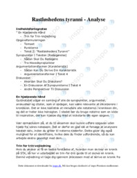 Rastløshedens tyranni | Analyse