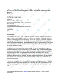 Modstandsbevægelsen BOPA | SSO