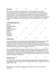 SSO om Det Tredje Rige