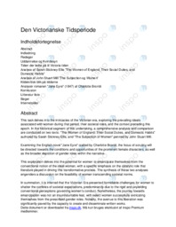 Den Victorianske Periode | SRP