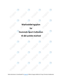 Hummels Sport Collection på det polske marked