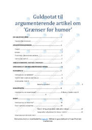 Grænser for humor | Sort humor er ikke for alle