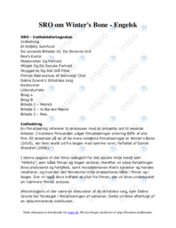 SRO om Winter’s Bone | Engelsk