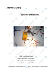 Solceller af brombær | Projekt