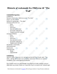 Historie af rockmusik fra 1960’erne til “The Wall”