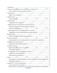 Coca-Cola Selskab | Virksomhedsanalyse