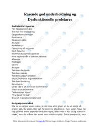 Rasende god underholdning og Dysfunktionelle proletarer