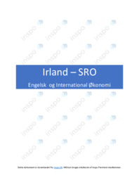 SRO om Irland og England i Engelsk og IØ