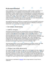 SRP om Kultursammenstød