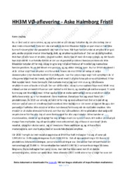 Aske Halmborg | Dansk | Fristil