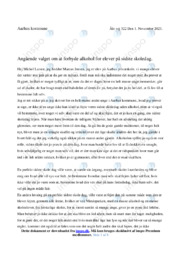 Forbyde Alkohol for Elever på Sidste Skoledag