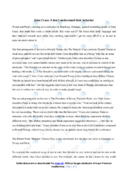 John Crace | Engelsk | Analytical essay