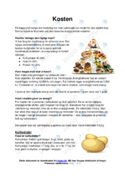 Kosten | Biologi opgave