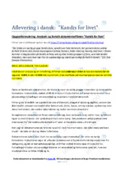 Kandis for livet | Analyse af dokumentar
