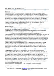 The White Cat | Jim Brannin 2017 | Analytical Essay