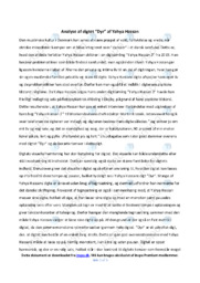 Dyr Analyse af digtet Yahya Hassan