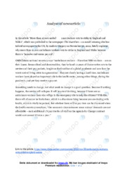 Ambulance Workers Strike | Analyse of Newsarticle