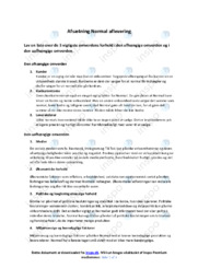 Afsætning Normal Aflevering | Analyse