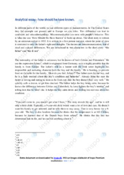 How Should He Have Known | Analytical Essay
