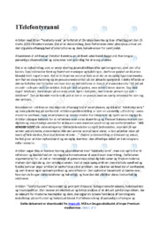 Telefontyranni | Analyse | Christian Bennike