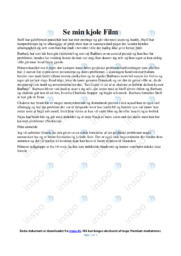 Se min kjole Filmanmeldelse