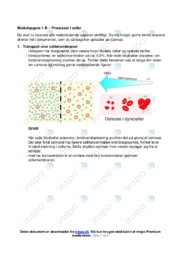 Biologi modulopgave om celler