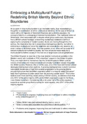 Embracing Multicultural Redefinition | British Ethnic Boundaries
