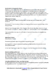 Kirppu | Karakteristika | Virksomhedens oversigt