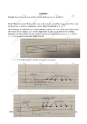 Beskrivelse af frekvenser for en blokfløjte med åbent rør