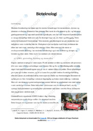 Moderne Bioteknologi