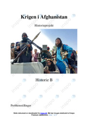Krigen i Afghanistan | Historieprojekt
