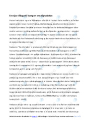 En rejse tilbage til kampen om Afghanistan