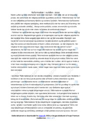 Reformation i nutiden | Analyse | Jesse