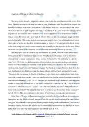 Home is where the heart is | Analysis | Alice Gray