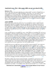 How video game skills can get you ahead in life | Analysis